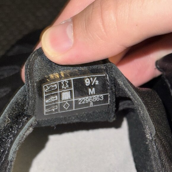 SAS Roamer Tripad Comfort Black Leather Adjustable Hook Loop Shoes Size 9.5M - Picture 8 of 8